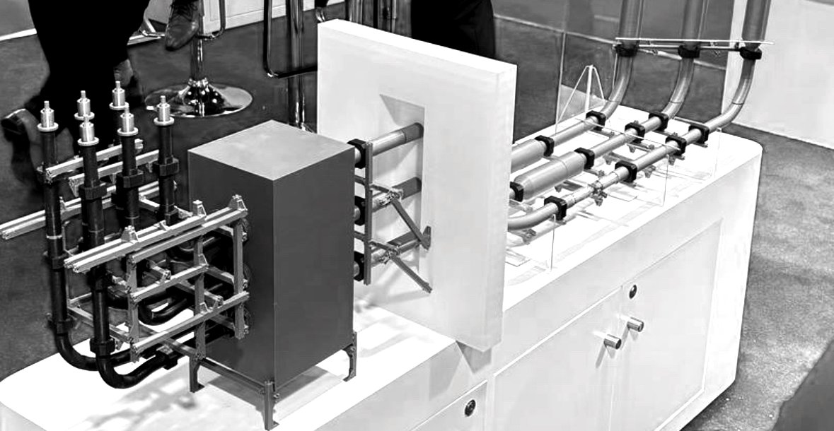 Messemodell einer Sonderanlage aus dem 3D-Druck